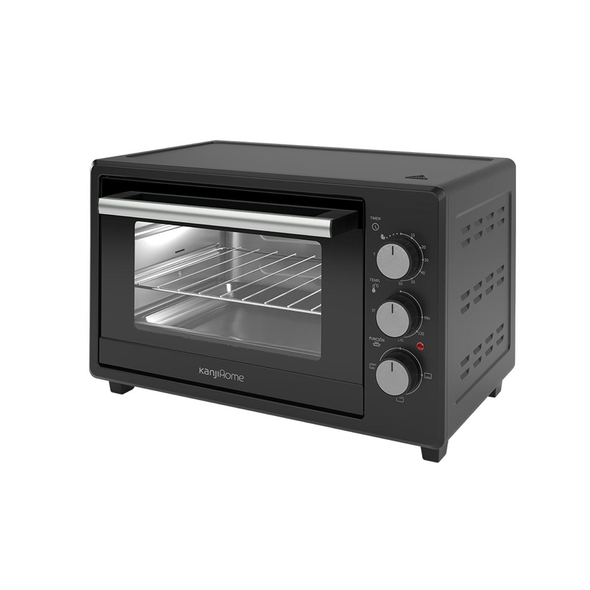 Horno Eléctrico 25L Negro Kanji Home KJH-HETR2T01