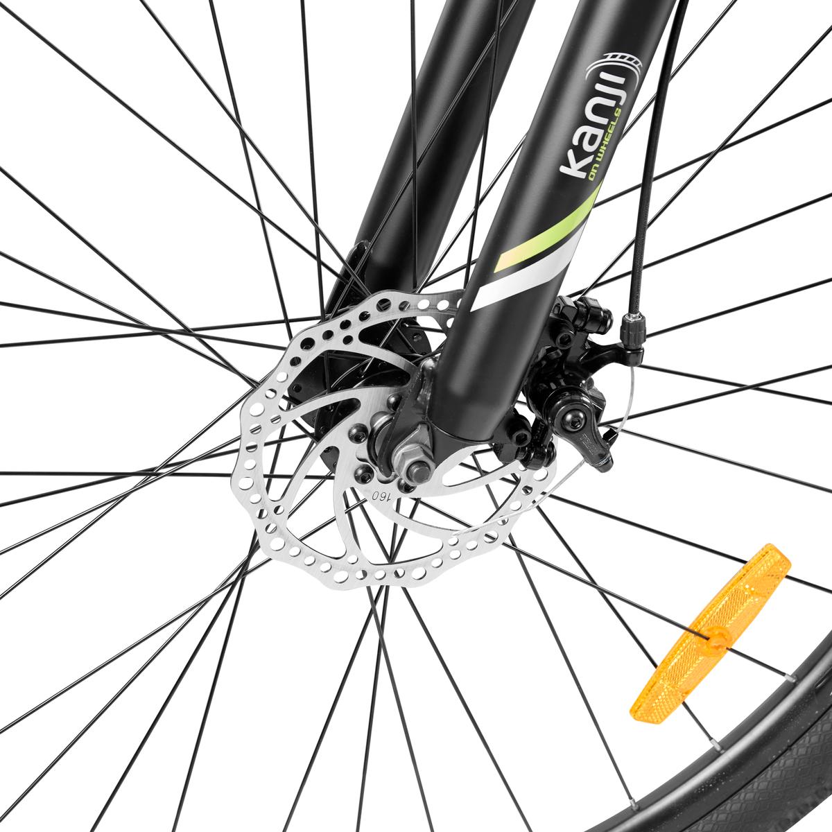 Bicicleta Mountain Bike Rodado 29" Verde Kanji On Wheels KJW-29ALUWOM-WG