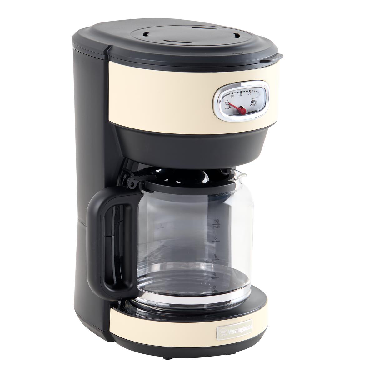 Cafetera Eléctrica Retro Blanca Westinghouse CAF-CMF1000S02
