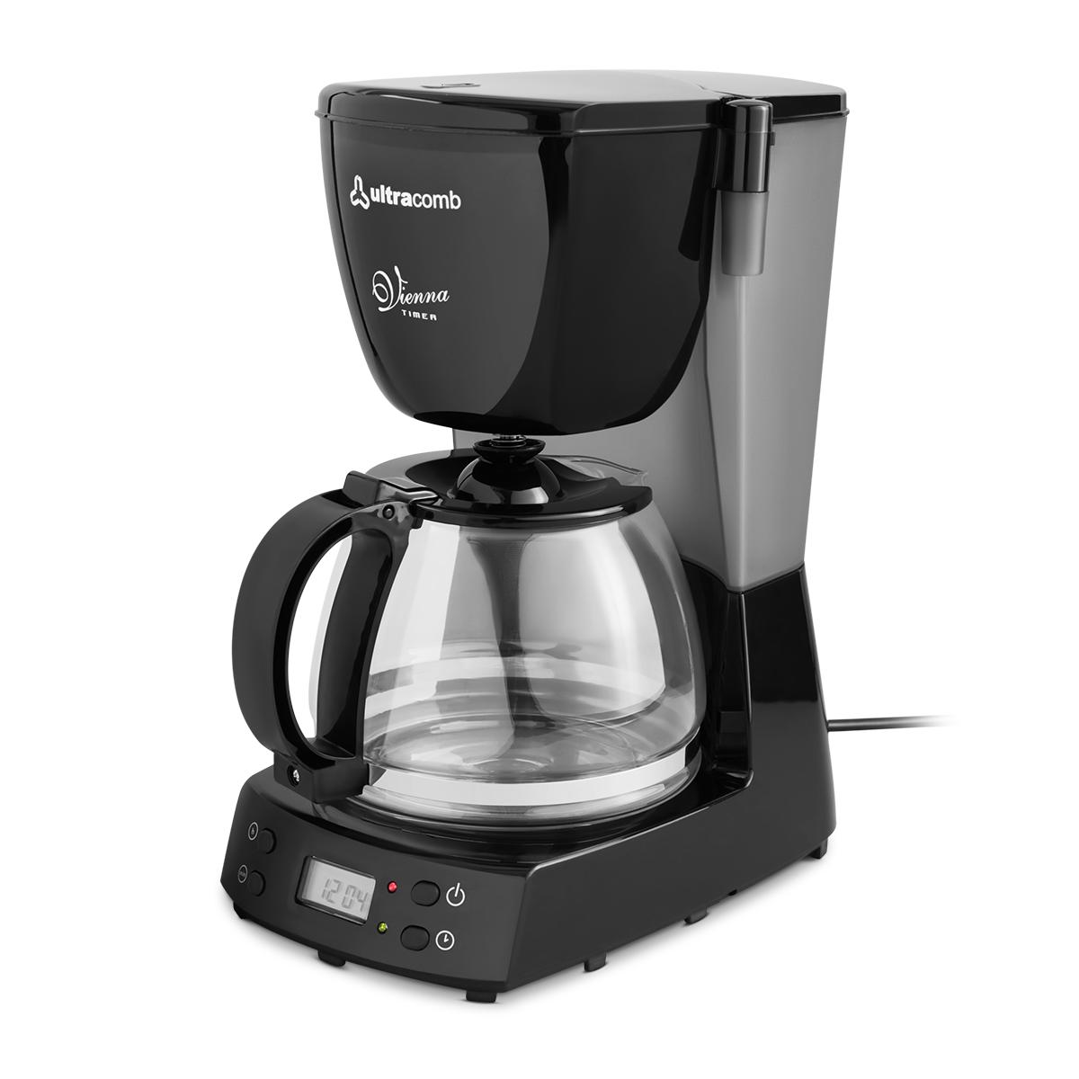 Cafetera Eléctrica Con Temporizador Digital Ultracomb CA-2205