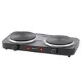 Anafe Eléctrico 2000W Doble Negro Kanji Home KJH-HP2000BDD