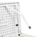 Mesa Plegable Cuadrada Blanca Kanji KJ-CAMPMC01W