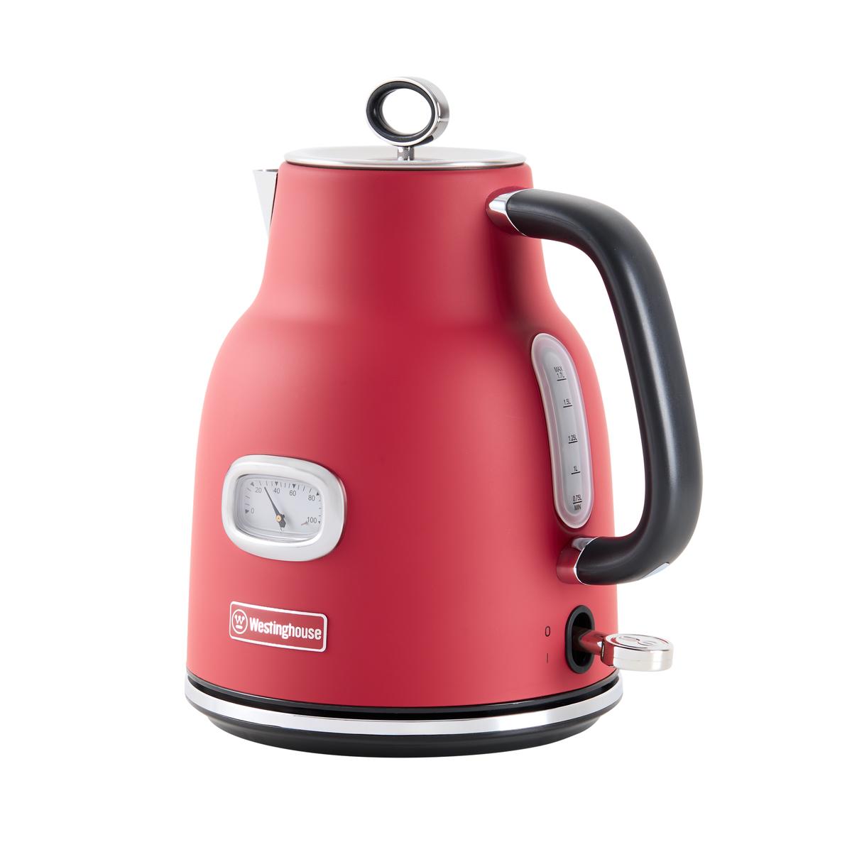 Pava Eléctrica 1,7L Retro Roja Westinghouse WH-PE22001S