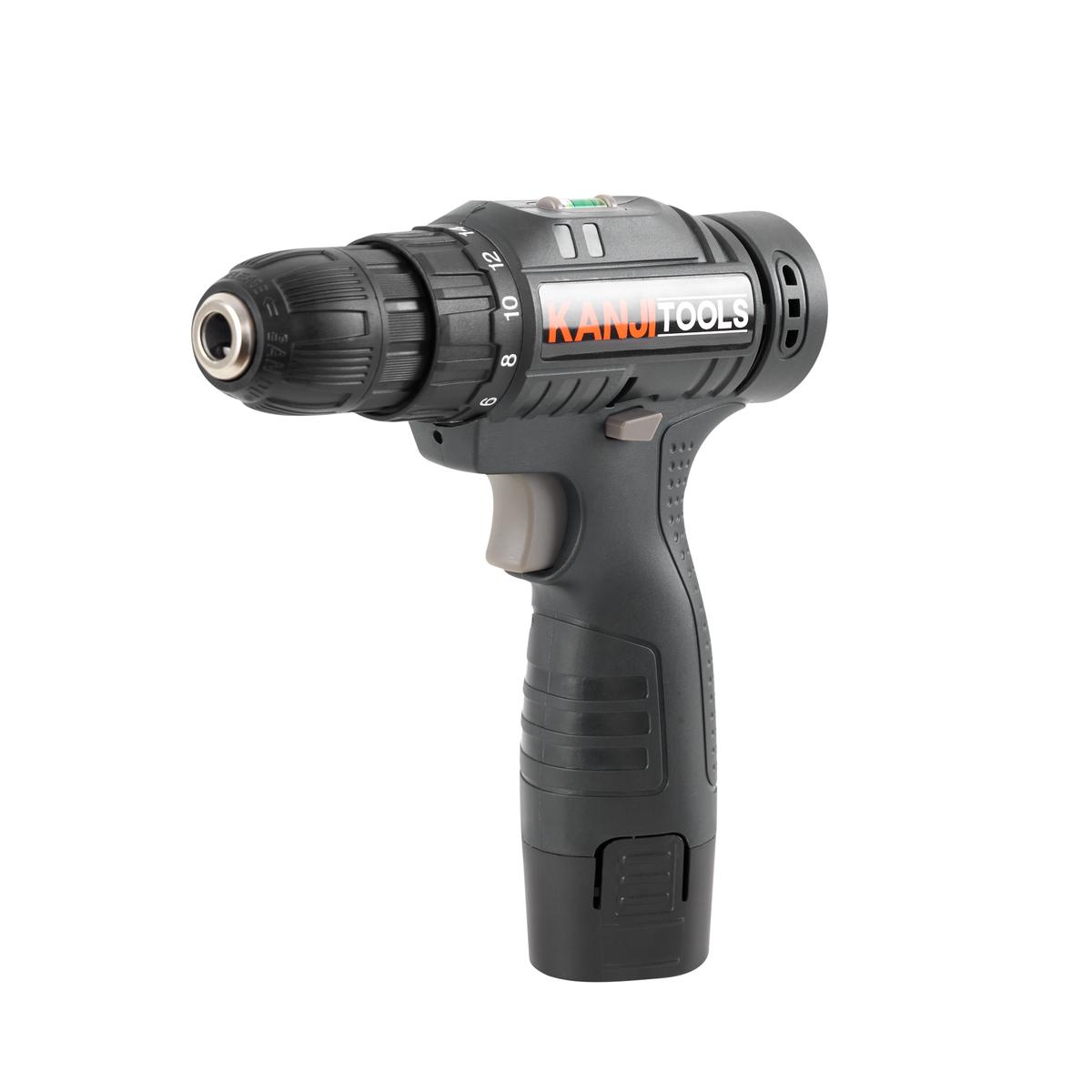 Atornillador Inalámbrico 12V Negro Kanji Tools KJT-AT121PB