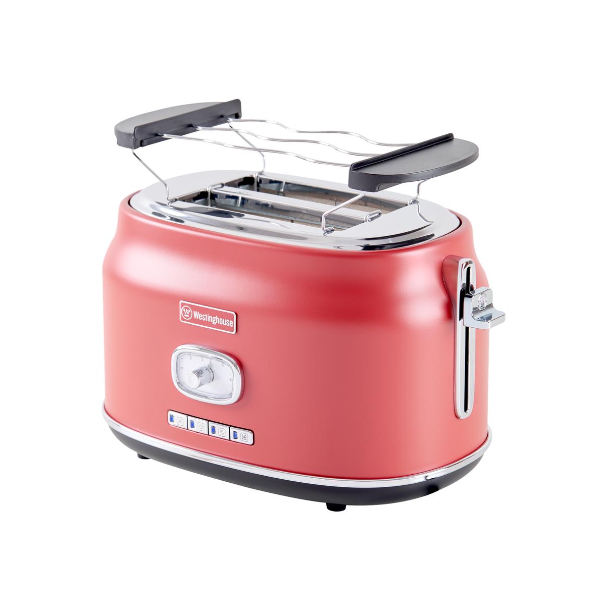 Tostadora Retro Roja Westinghouse WH-TM800-01