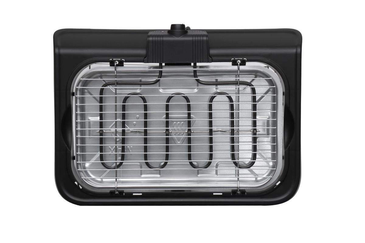 Parrilla Eléctrica Criollo Negra Kanji Home KJH-BE2000PC