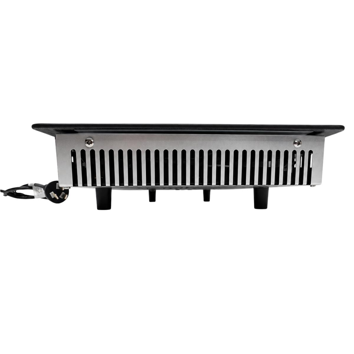 Anafe Vitrocerámico Empotrable 2 Hornallas Negro Kanji Black KJB-EH2GL001