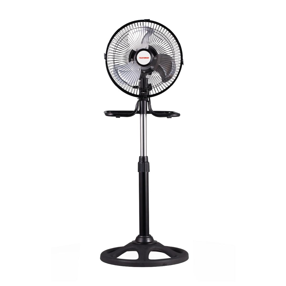 Ventilador 10" 3 En 1 Negro Telefunken VEN-FH1906