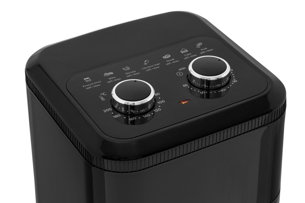 Freidora Por Aire 5L Negra Kanji Home KJHAF1402