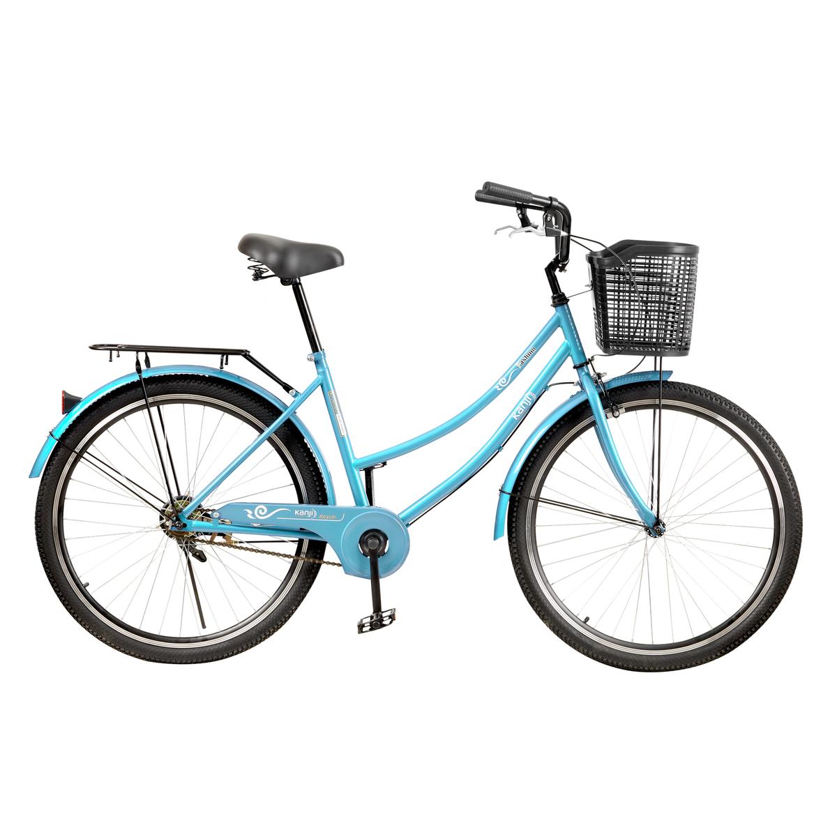 Bicicleta De Paseo Rodado 27" Turquesa Kanji On Wheels KJW-27ACECAN-T