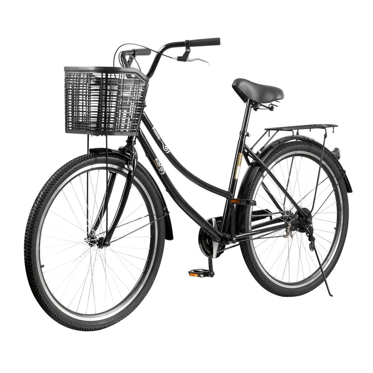 Bicicleta De Paseo Rodado 27" Negra Kanji On Wheels KJW-27ACECAN-BLK