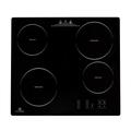 Anafe Vitrocerámico Empotrable 4 Hornallas Negro Kanji Black KJB-EH4GL001