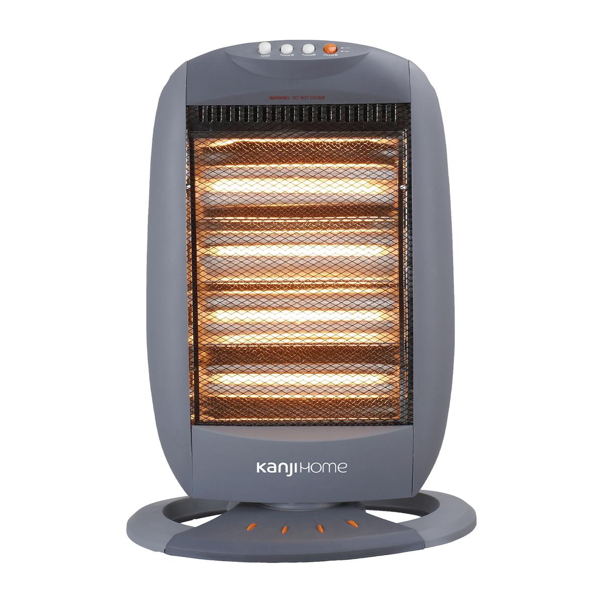 Estufa Halógena 1600W Gris Kanji Home KJH-405G