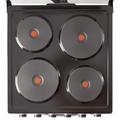 Cocina Eléctrica 50×50 Negra Kanji Black KJH-EKB001V