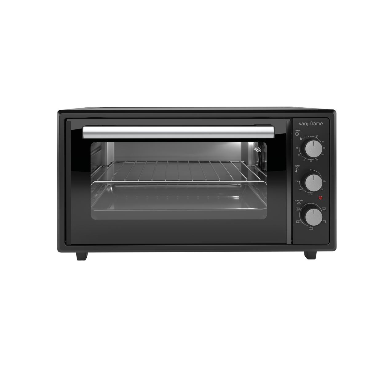 Horno Eléctrico 45L Negro Kanji Home KJH-HETR4T01