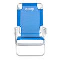 Reposera Plegable Azul Kanji KJ-CAMPSIL01