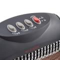 Estufa Halógena 1200W Negra Kanji Home KJH-305