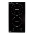 Anafe Vitrocerámico Empotrable 2 Hornallas Negro Kanji Black KJB-EH2GL001