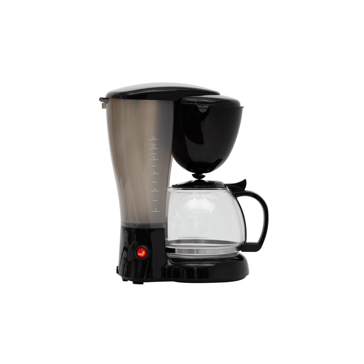 Cafetera Eléctrica 12 Tazas Negra Kanji Home KJH-CMF0800S02