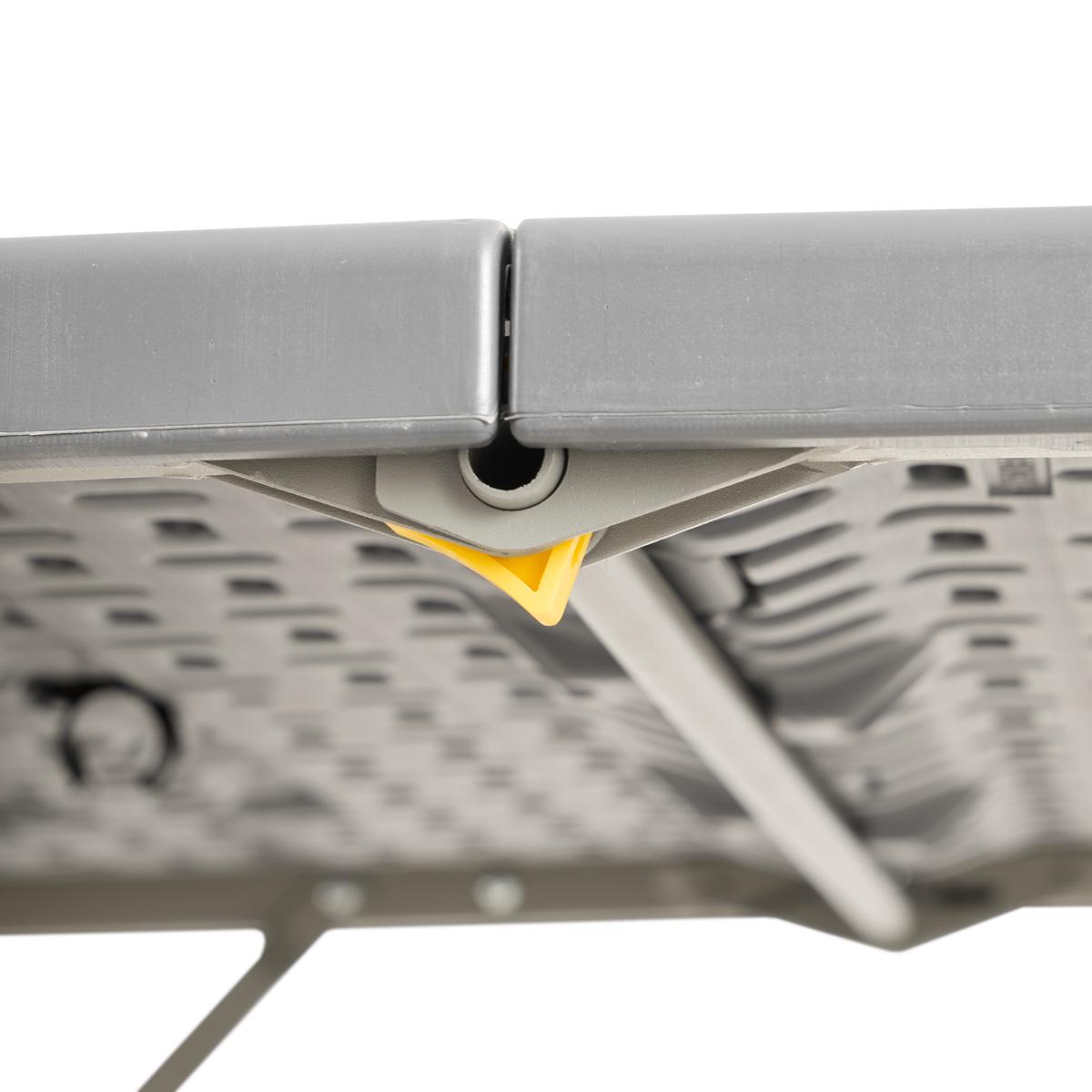 Mesa Plegable Cuadrada Gris Kanji KJ-CAMPMC01G