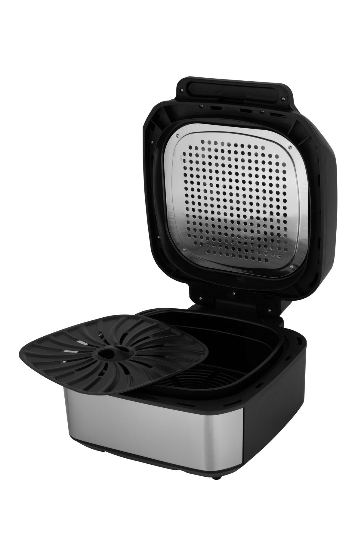 Freidora Por Aire 7L Digital Silver Kanji Home KJH-1800DC