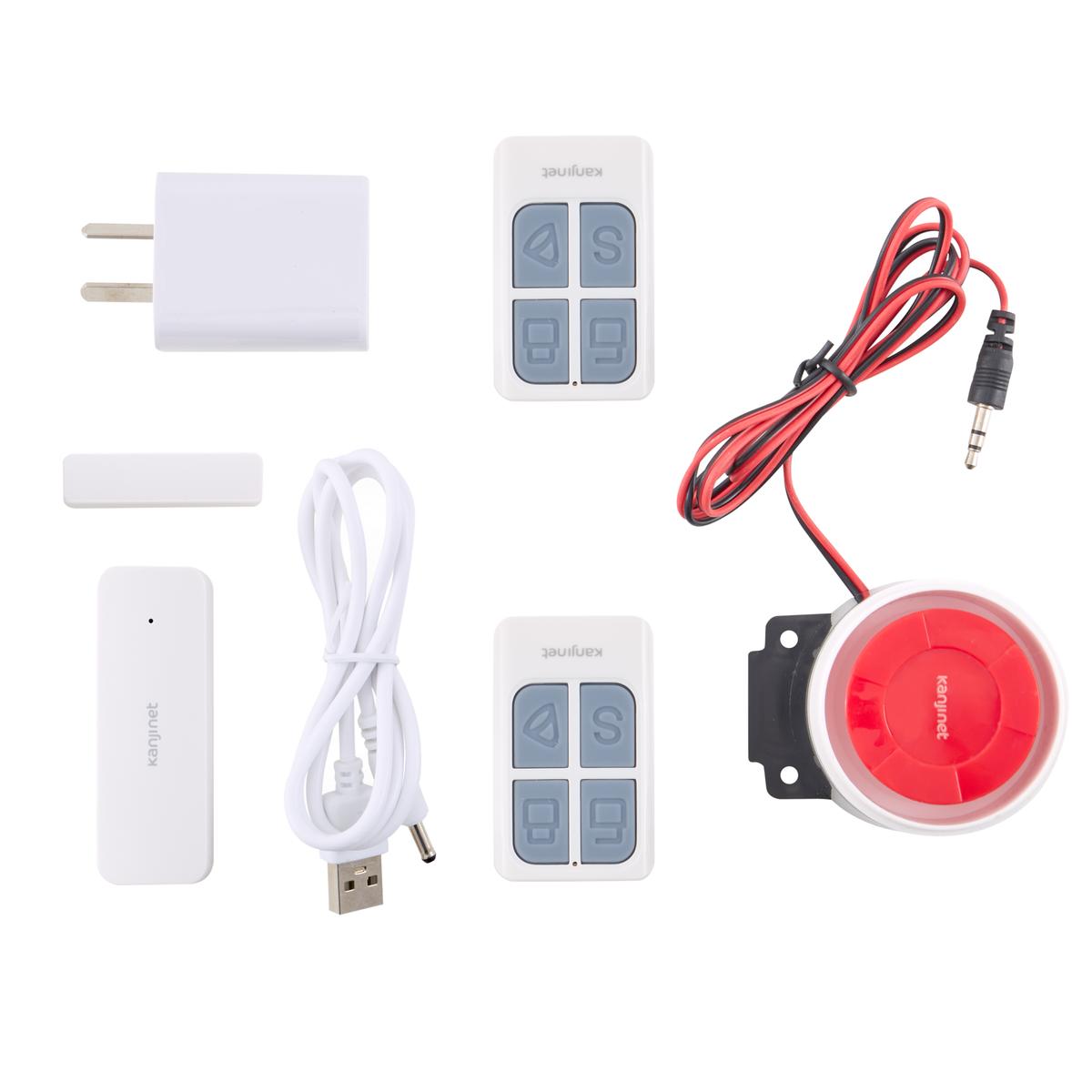 Sistema De Alarma WiFi Blanco Kanji Net KJN-ALAM01