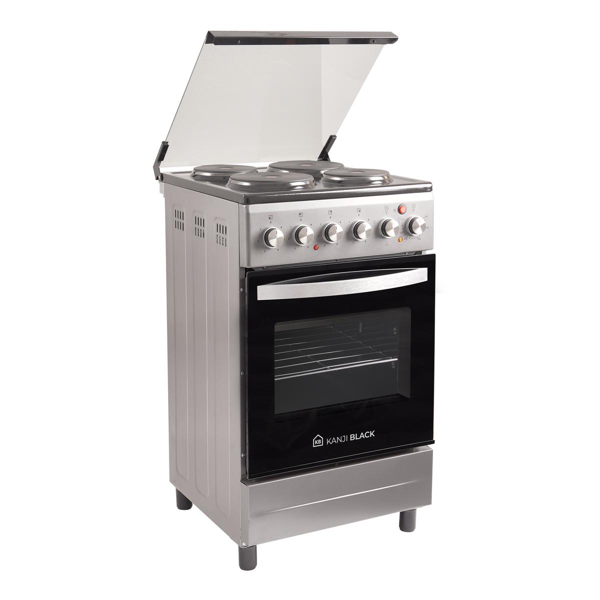 Cocina Eléctrica 50×50 Inox Kanji Black KJH-EKX001V