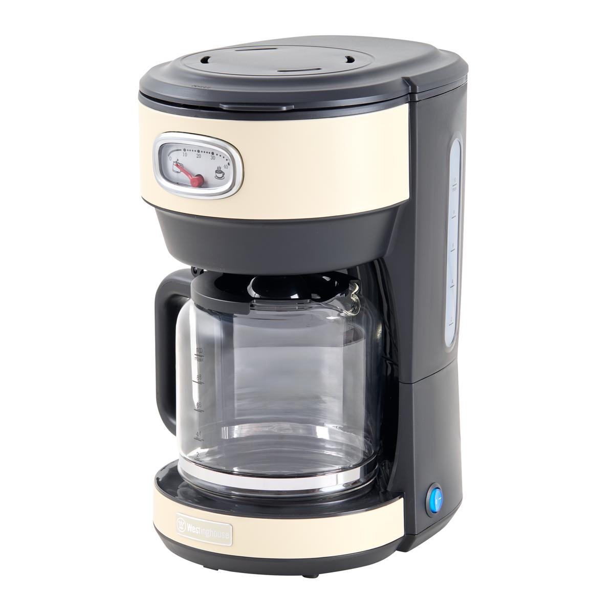 Cafetera Eléctrica Retro Blanca Westinghouse CAF-CMF1000S02