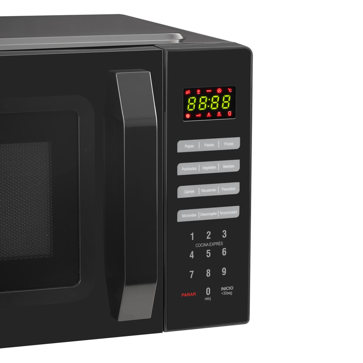 Horno Microondas Digital Negro Kanji Home KJH-MW23LDIG-BK