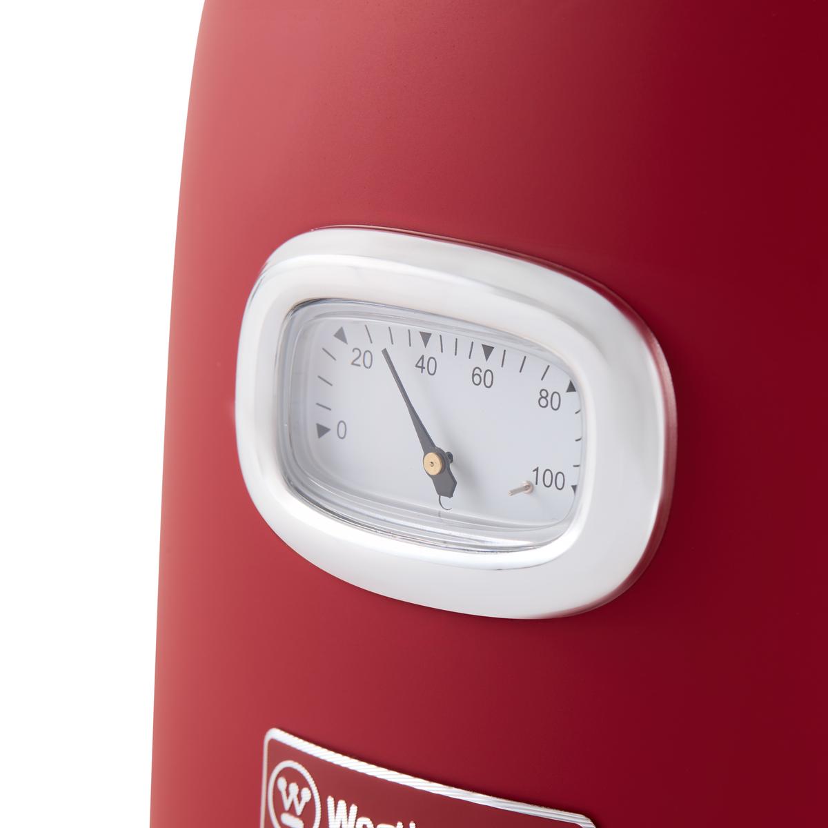 Pava Eléctrica 1,7L Retro Roja Westinghouse WH-PE22001S