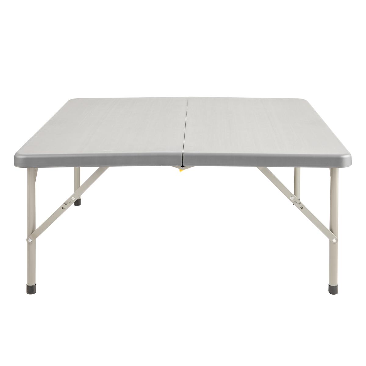 Mesa Plegable Cuadrada Gris Kanji KJ-CAMPMC01G