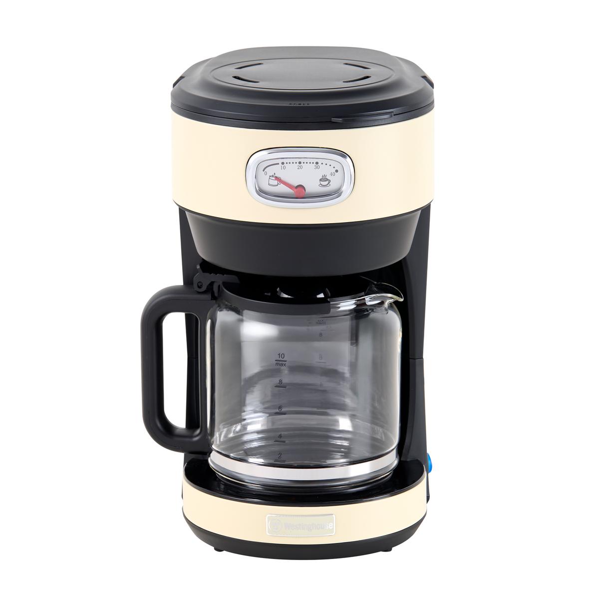 Cafetera Eléctrica Retro Blanca Westinghouse CAF-CMF1000S02