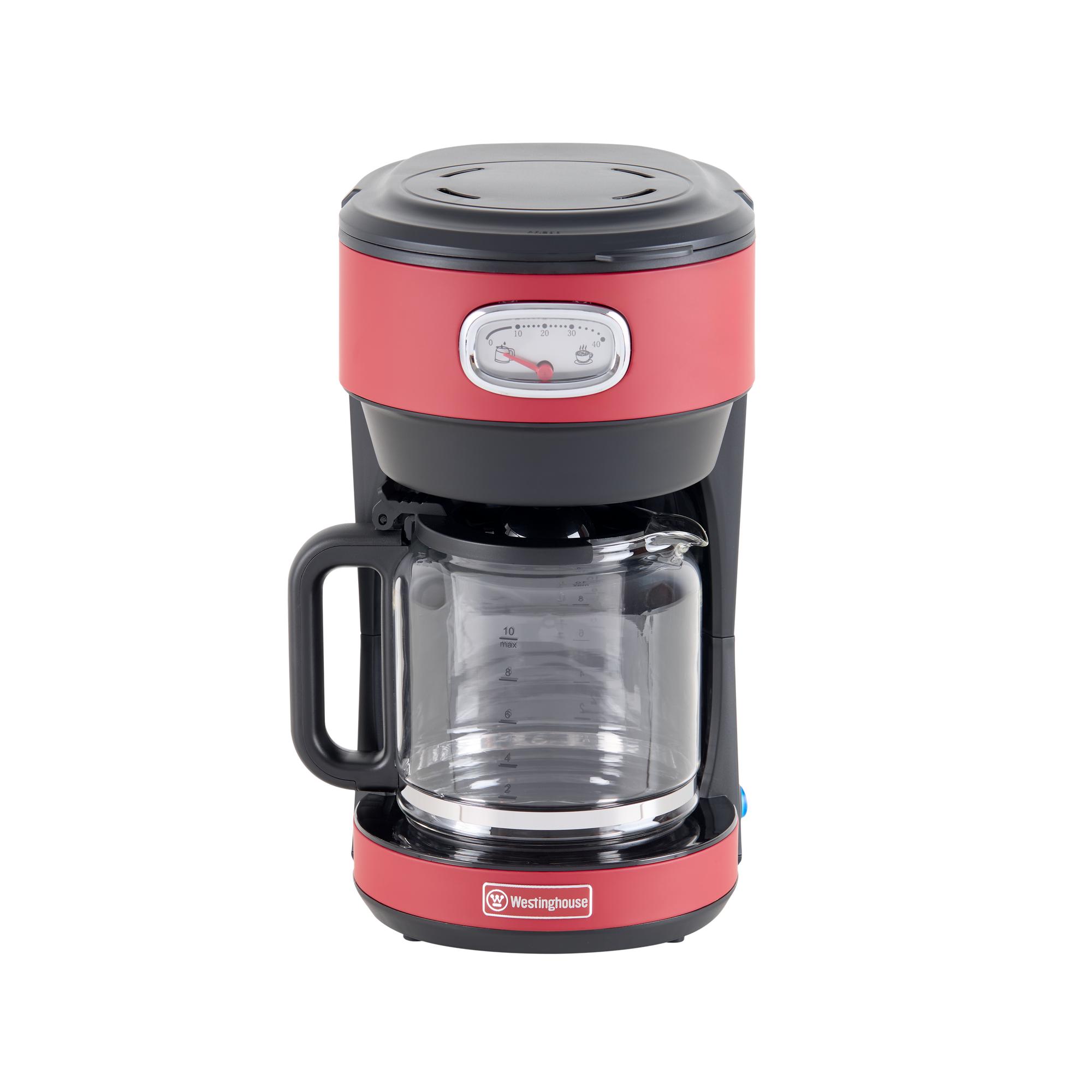 Cafetera Eléctrica Retro Roja Westinghouse CAF-CMF1000S01