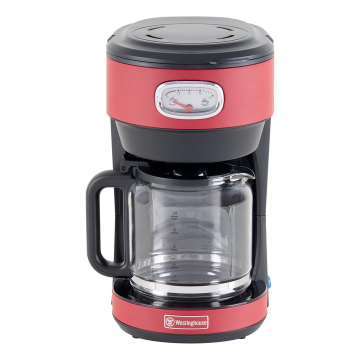 Cafetera Eléctrica Retro Roja Westinghouse CAF-CMF1000S01