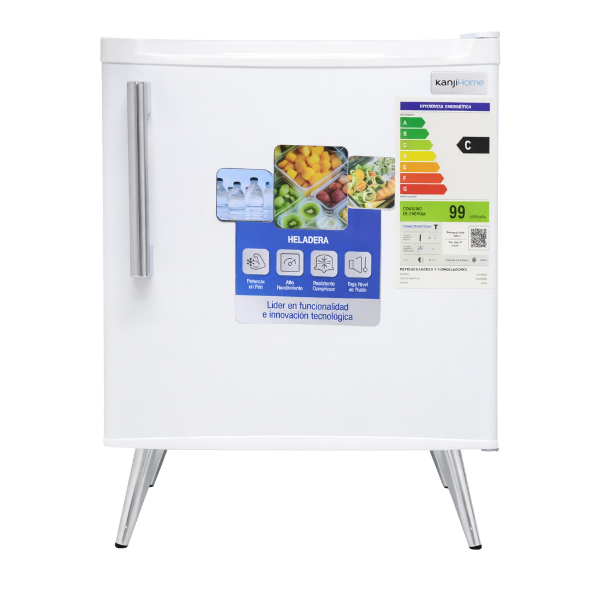 Frigobar Serie 50 Retro Blanco Kanji Home KJH-50VIN-W