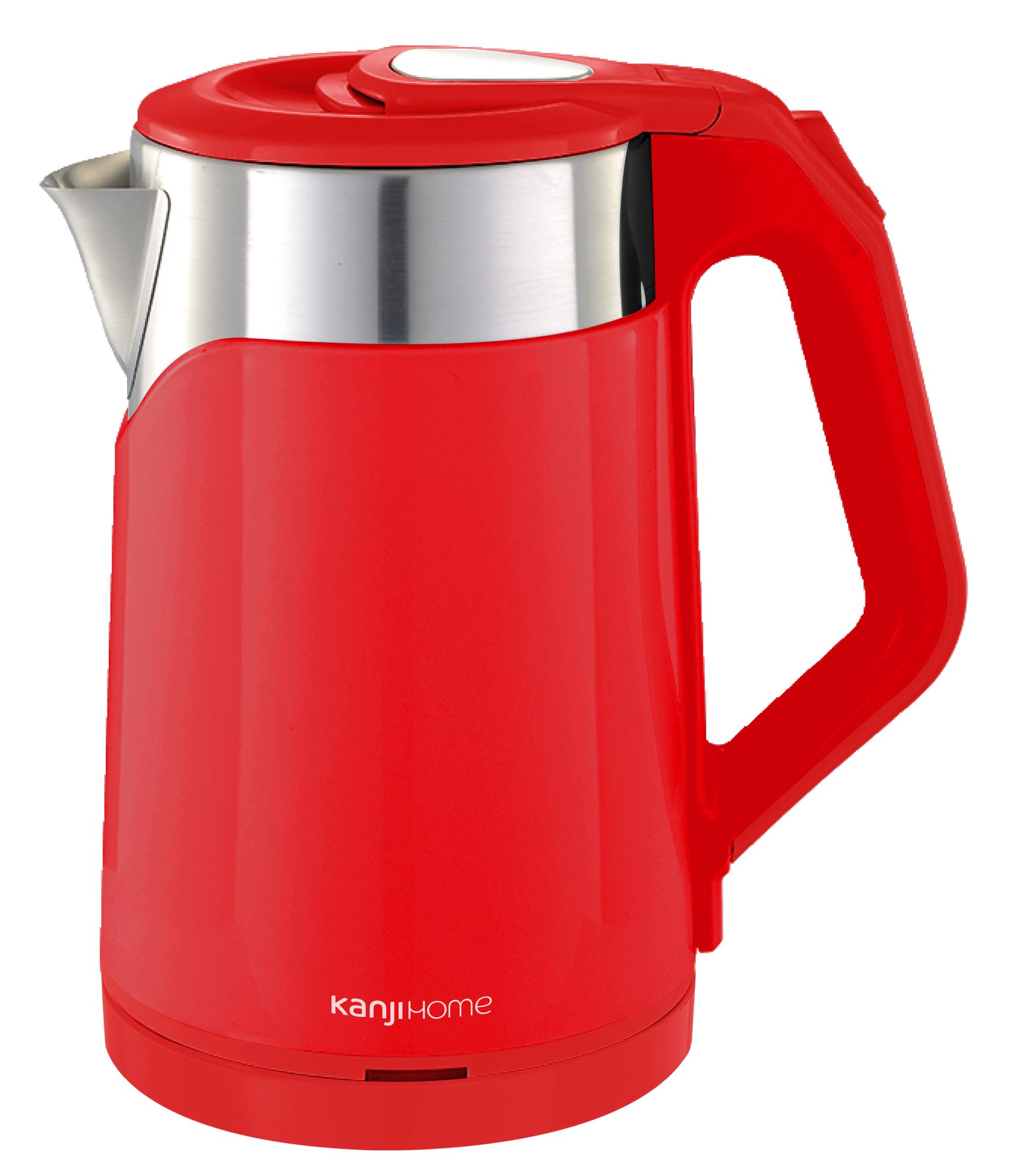 Pava Eléctrica 1,8L Roja Kanji Home KJH-PE15006S