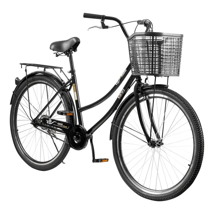 Bicicleta De Paseo Rodado 27" Negra Kanji On Wheels KJW-27ACECAN-BLK