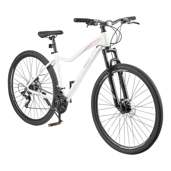 Bicicleta Mountain Bike Rodado 29" Blanca Kanji On Wheels KJW-29ALUWOM-W