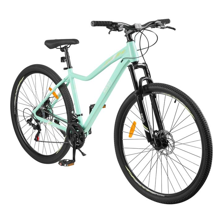 Bicicleta Mountain Bike Rodado 29" Verde Kanji On Wheels KJW-29ALUWOM-WG