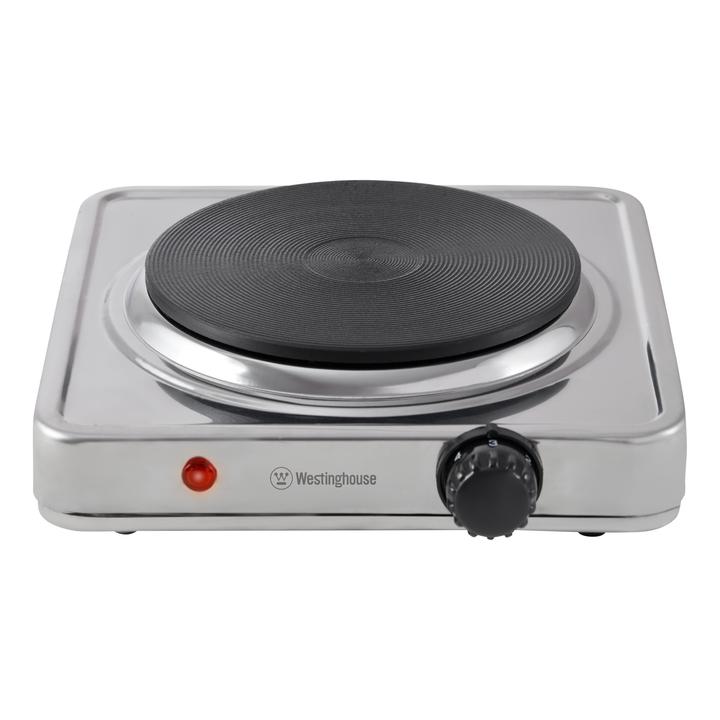 Anafe Eléctrico 1200W Simple Plateado Westinghouse WH-HP1200STD