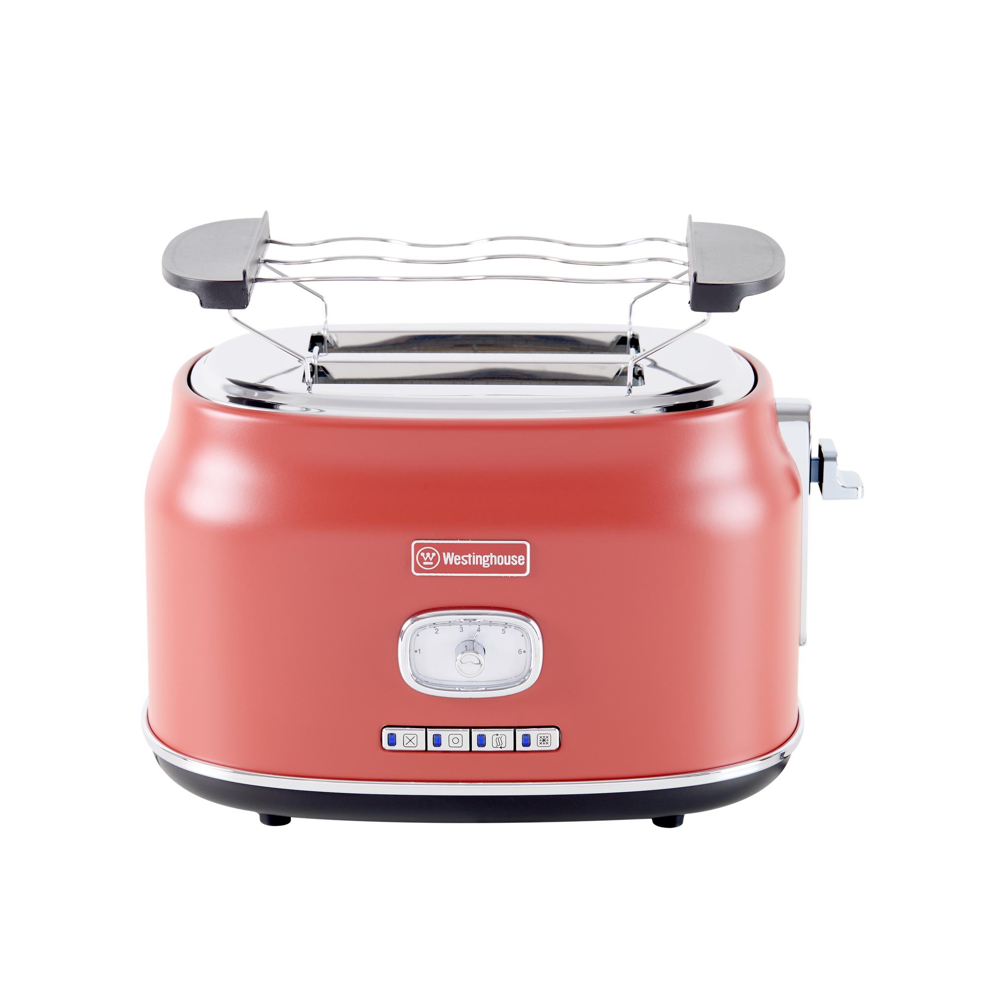 Tostadora Retro Roja Westinghouse WH-TM800-01